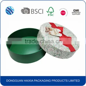 2016 Hot Sale Paper Round Hat Christmas Gift Box Custom Logo thumbnail-5