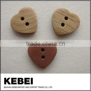 New Style Heart-shaped Button,two Holes Resin Button for Shirts thumbnail-1