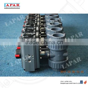 LAPAR Pneumatic Plastic Ball Valve thumbnail-1