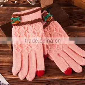Best Sellers Cute Flower Touch Screen Gloves For Girls For Christmas 2015 thumbnail-5