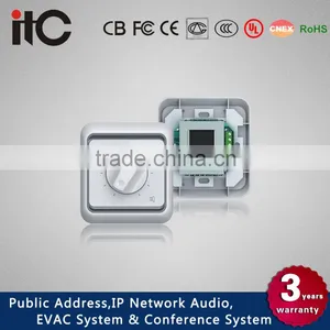 ITC T-691C Series Selective Input Volumn 11 Step Wall Mount Speaker Volume Control thumbnail-1