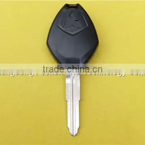 Blank Replacement 2+1 Buttons Uncut Right Groove Blade Remote Key Cover Mistubishi Car Key thumbnail-4