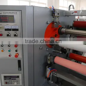 YU-802 Full Automatic Double Shaft Exchange Adhesive Tape Rewinding Machine(Clear BOPP,OPP Tape Slitter Rewinder) thumbnail-5