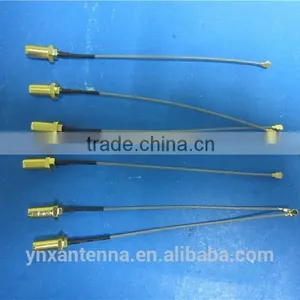 SMA Female to IPEX RG1.13 Coaxial Cable SMA Within the Outer Spiral Needle Female Pin Modified Wireless Router Antenna thumbnail-2