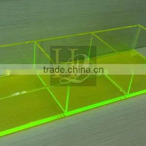 Custom Color Acrylic Cosmetic Tray, Acrylic Bracelet Display Tray thumbnail-1