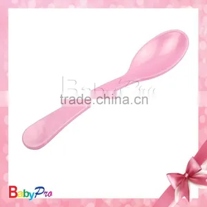 High Quality China Baby Item Different Color to Choose Design for Baby Plastic Spoon pp Children Spoon Set thumbnail-3