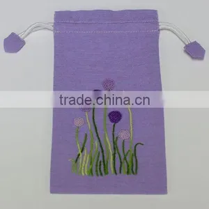 Embroidery Lavender Bag thumbnail-1