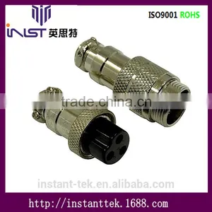 INST GX16 8pin Metal Srcew Waterproof Airplug Connector thumbnail-2