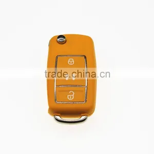 VW Car Sheet Remote Key With Orange Color for Beatles, Passat thumbnail-1