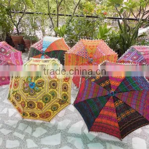 Traditional Umbrellas, Indian Vintage Sun Umbrella,Ladies Umbrella thumbnail-1