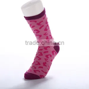 Woman Socks Cotton Girl Socks Leopard Print Socks thumbnail-1