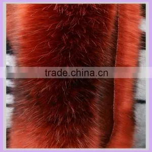 33MM Acrylic Artificial Fur Fabric Racoon Mink Animal Imitation Plush for Women Mink Coat thumbnail-1