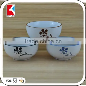 Dot Design Colored With Two Handle Ceramic Salad Bowl,ceramic Soup Bowl Wholesale,ceramic Bowl thumbnail-6
