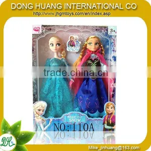 2014 Fashion 11.5 Inches Frozen Sparkle Princess Elsa Doll Anna Doll Toys thumbnail-1