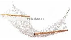 Single Cotton Rope Hammock thumbnail-1