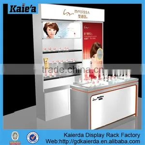 Fashionable Cosmetic Display Stand Design Wood Display Table Shop for Sale thumbnail-2