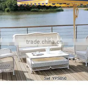 00 Outdoor Coffee Shop Modern Design Elegant Rattan Sofa Garden Dining Set YPS050 thumbnail-1
