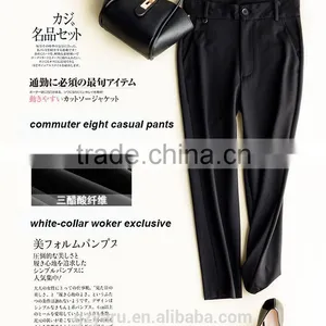 Tech-A Occupation Commute Show Thin Suit Pants Skinny All-match for Ladies Pants thumbnail-1