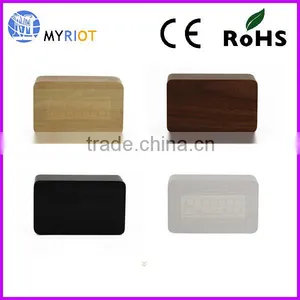 Eco-friendly Wooden LED Alarm Clock thumbnail-2