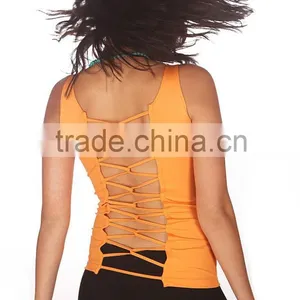USA Supplier Yoga Singlet Tops Active Wear and Yoga Tank Tops thumbnail-3
