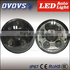 2016 New Product 5.75'' Auto Parts 45w Round Led Motorcycle Headlight for Harl-ey Davi-dson Parts ,jee-p JK JT thumbnail-1