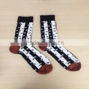 100 Cotton In Stock Cartoon Dress Tube Socks thumbnail-1