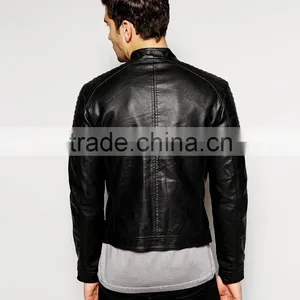 Mens Faux Leather Jacket, PU Jacket thumbnail-2