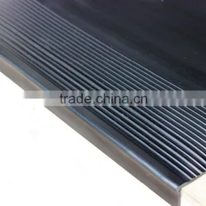 Black Rubber Stair Step Nosing/step Edging/stair Nosing for Antislip Strip of Stair Case in Hospitai /school thumbnail-3
