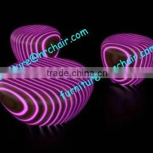 Shanghai Event Rental Wholesale Wooden Led Stool and Table thumbnail-1