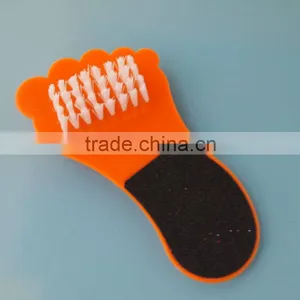 JBC-037 Foot Shaped With Brush Emery Boards Nail Files Foot Files thumbnail-1