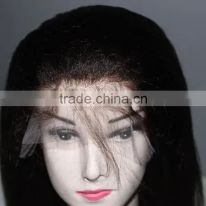 Human Hair Full Lace Wig Afro Kinky Human Hair Wig Wholesale European Kosher Wig thumbnail-6