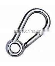 Stainless Steel Spring Snap Hooks With Eyelet thumbnail-1