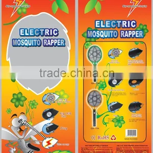 QX704-1 Rechargeable Electric Mosquito Bat Mosquito Killer Mosquito Swatter With Round or Flat Plug thumbnail-5