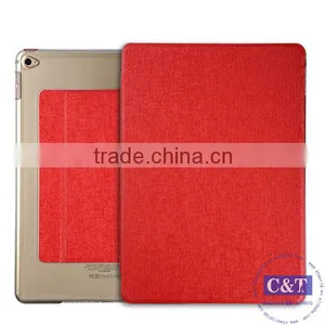 C&T Transparent Frosted Back Cover PU Leather Smart Case Cover for Apple IPad Pro 9.7 Inch thumbnail-3
