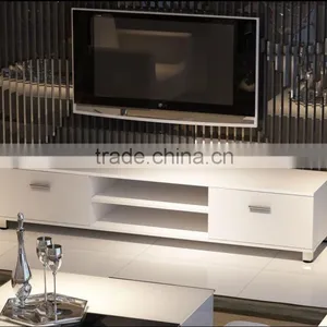 TV-2320 Black or White Gloss TV Stand With Drawers thumbnail-1