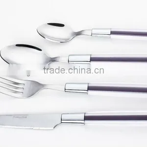 Stainless Steel Cutlery With Plastic Handle thumbnail-1