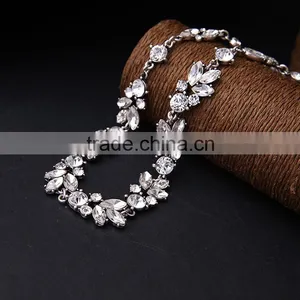 Cheap Wholesale Jewelry 2016 Latest Design Wedding Necklace Crystal Pendant Necklace thumbnail-5