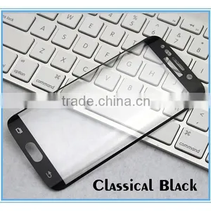2016 New Product,3D Curved Full Cover Tempered Glass Screen Protector for Samsung Galaxy S6 Edge thumbnail-1