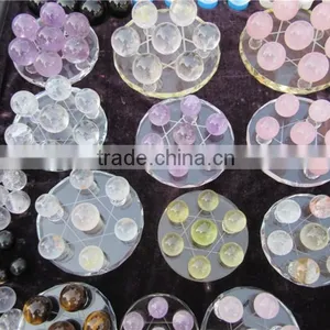 2015 New Coming Factory Direct Colorful Natural Crystal Balls/ Seven Star Crystal Balls Array thumbnail-1