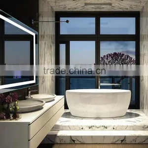 Luxury Bathroom Design Battery Led Light Bathroom Mirror ,battery Led Backlit Mirror thumbnail-1