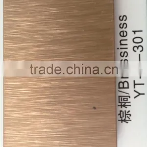 2 mm Brushed Finishes Aluminum Composite Panel From China Supplier thumbnail-1