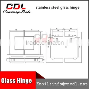 Lower Price Door Hinge Stainless Steel Glass Hinge thumbnail-3