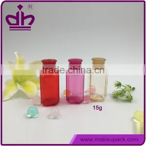 Square Transparent Sample Size Plastic Bottles for Cosmetic thumbnail-2