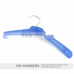 Semitransparent Blue Plastic Suit Clothing Hanger thumbnail-5