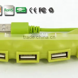China Personal Design Slim Funny Mini 4 Port Usb 2.0 Hub From Usb Hub Suppliers thumbnail-3