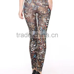 Colorful Design Beautiful Pattern Hot Wholesale Women Fitness Sexy Leggings Tights thumbnail-3