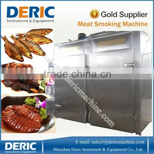 Automatic Stainless Steel Industrial Smoker for Fish and Meat thumbnail-1