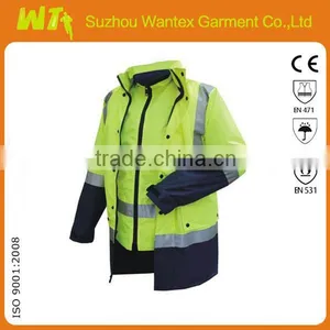 Hi Vis Winter Reflective Softshell Winter Jacket thumbnail-1
