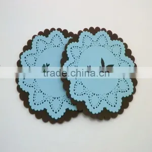 High Quality Custom Logo New Design Pvc Rubber Coaster thumbnail-1