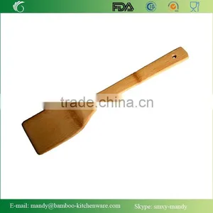 Bamboo Kitchen Utensil, Square Bamboo Spatula, Bamboo Cooking Tool thumbnail-1